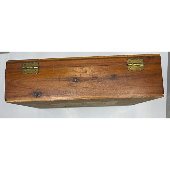 Antique c.1900 Wooden Cigar Box Repurposed as Keepsake Box, Factory No. 771 PA - Picture 7 of 14
